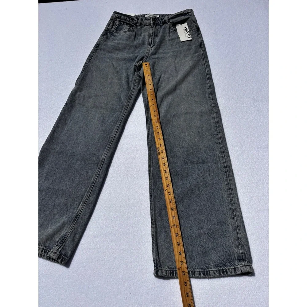 Dynamite Denim Heidi High Rise Wide Leg Jeans Silverthorne Blue Size 10 30R NWT